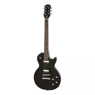 Guitarra Eléctrica EpiPhone Les Paul Studio Lt De Caoba Ebony Con Diapasón De Palo De Rosa