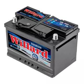Bateria Autos Willard Ub740 12x75 Cambio Bateria Domicilio 