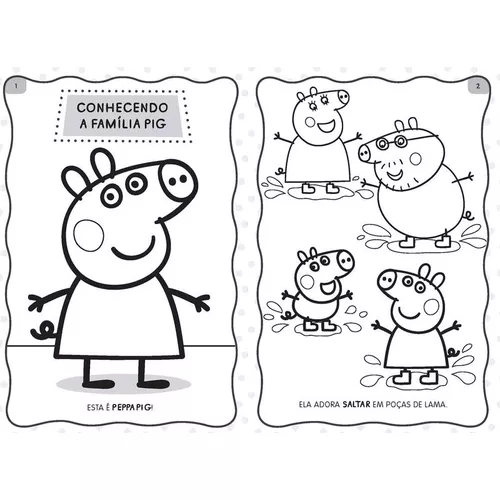 Peppa Pig - Colorir - Especial oficial: A família Pig vai ao