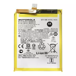 Bater1a 100% Original Motorola G9 Plus Mg50 5000mah