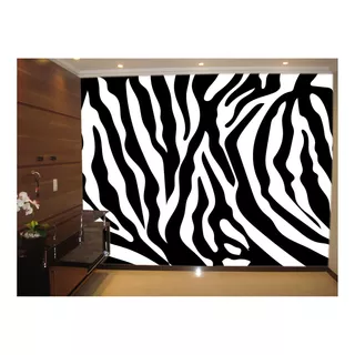Adesivo De Parede Estampa Animal Print Zebra - M² Txt211