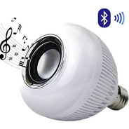 Lampada Luz Led Rgb Bluetooth Caixa Som + Controle Remoto