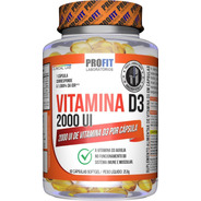 Vitamina D3 Colecalciferol 2000 Ui 60 Caps - Profit