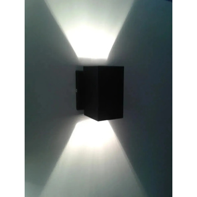 Difusor Bidireccional Exterior Interior Apto Led G9 Deco Negro