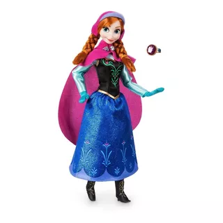 Frozen Ana Boneca Original Disney Store Articulada 30 Cm 