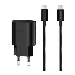 Cargador + Cable Somostel Sms-q03 Tipo-c Pd18w Car7103 Color Negro