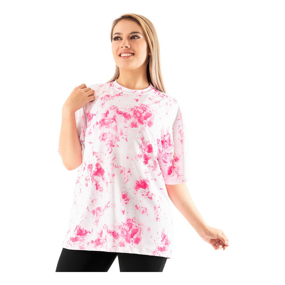 Playera Oversize Dry-fit Mujer Camiseta Entrenamiento Gym