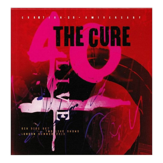 The Cure 40 Live Curætion Deluxe Box Cd Dvd Nuevo 