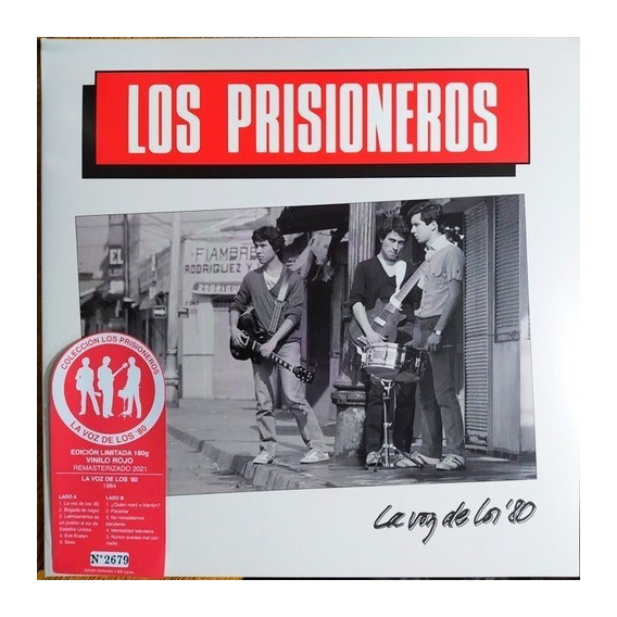 Los Prisioneros, La Voz De Los 80, Vinilo Lp