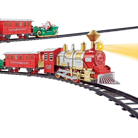 Juguete Tren Locomotora Eléctrico Luces Y Sonido Para Niños