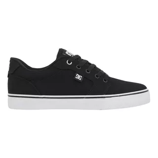 Tênis Dc Shoes Anvil Tx La Black White