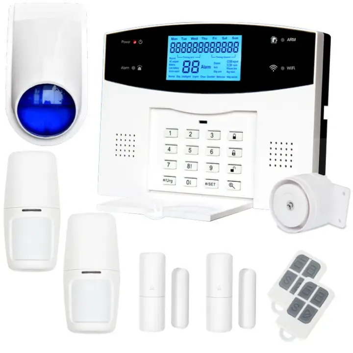 Alarma Inalámbrica I-tob It-wgp-kit4s Wifi Gsm Casa Con Sensores Y Sirena