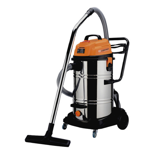 Aspiradora industrial De tacho Lüsqtoff LA-6002M 60L  plata, negra y naranja 220V 50Hz