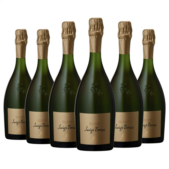 Champagne Luigi Bosca Brut Nature Espumante 750ml Caja X6 6u