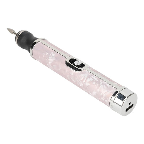 Taladro Pulidor Esmeril Manicure Pedicure Portátil Usb Color Rosa