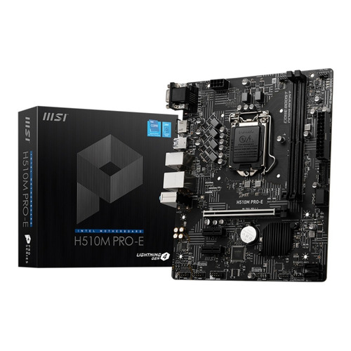 Motherboard Msi H510m Pro-e 11va Gen Ddr4 Pcie 4.0 Pcreg