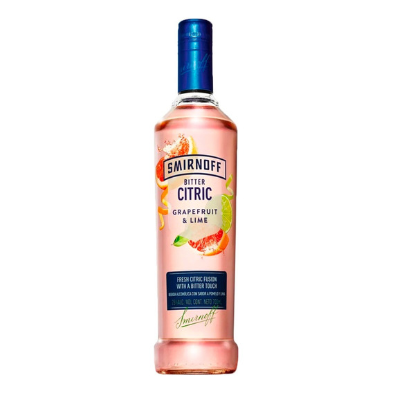 Vodka Smirnoff Saborizado Sabor Grapefruit & Lima Pomelo