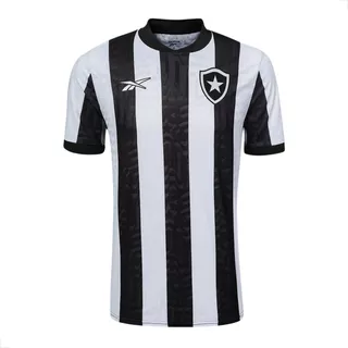 Camisa Reebok Botafogo 23/24 Home Oficial - Preto E Branco