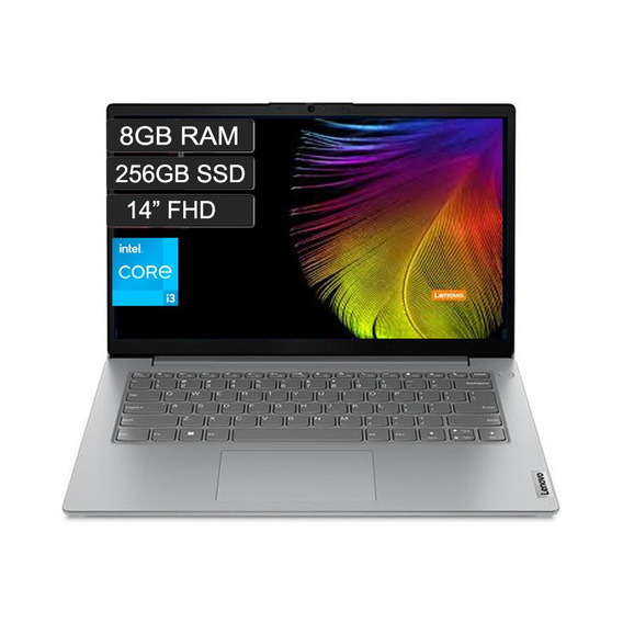 Portatil Lenovo V14 G3 Iap Core I3 1215u 8gb 256gb 14  Fhd Color Gris