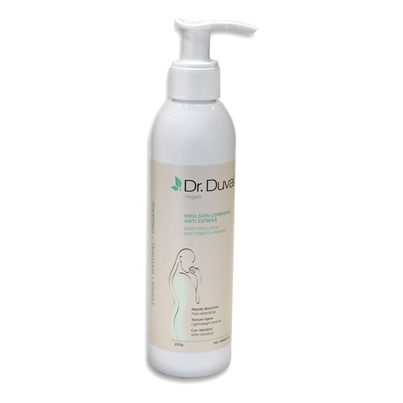 Emulsión Corporal Dr. Duval Anti Estrías Vegana X200ml