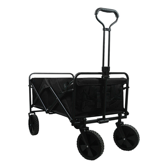 Carrito Vagon Plegable Para Acampar Organizador Herramientas Color Negro