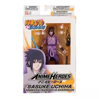 Figura De Acción Bandai Anime Heroes Sasuke Uchiha 4