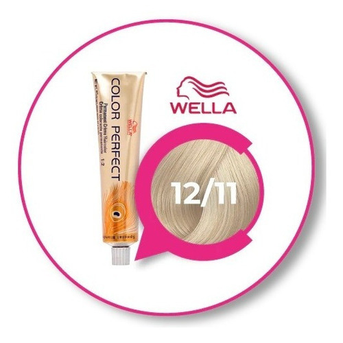  Wella Tintura Color Perfect Rich 60ml Oxidante 20% Tono 12/11