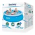 Pileta inflable redonda Bestway Fast Set 57265 de 2.44m x 66cm 2301L azul caja