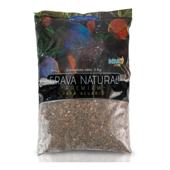 Arena Silica Grano De Oro 3kg Decoración Peces Acuario