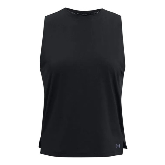 Musculosa Under Armour Rush Tank Negro De Dama