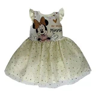 Vestido Disney Estampado Princes Minnie