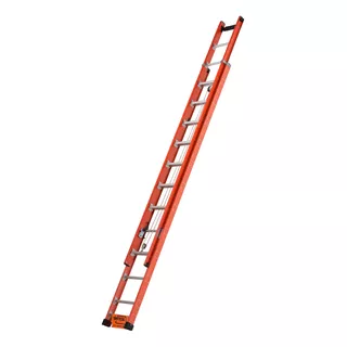 Escada Extensível - 17 Degraus Redondo Rebitado - 3,30x5,40m