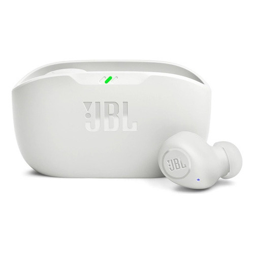 Auriculares Inalámbricos Jbl Wave Buds Tws Bluetooth Blanco