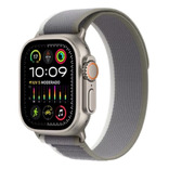 Apple Watch Ultra 2 GPS + Celular • Caja de titanio de 49 mm • Correa Trail verde/gris - S/M - Distribuidor Autorizado