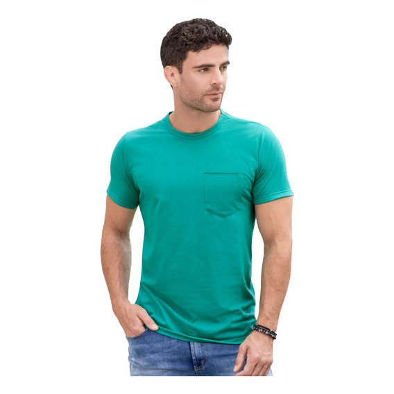 Camiseta Hombre Verde Mp 78120