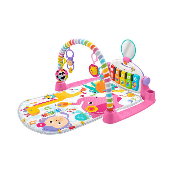 Juguete Para Bebé Fisher-price Gimnasio Piano Pataditas Rosa