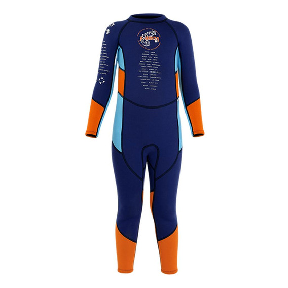 Traje De Neopreno Térmico Para Niños Traje L Azul Marino