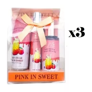 Mini Kit Splash Crema Pink In Sweet Body Philosophy