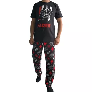 Pijama Hombre Star Playera Y Pantalón Diseños Vader5baby War