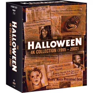 Blu Ray 4k The Halloween Hd Collection 1995 2002 Solo Ingles