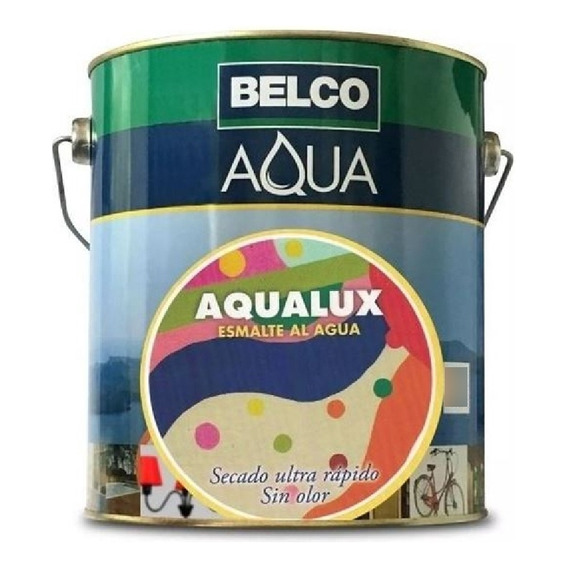 Esmalte Al Agua De Terminación Brillante 3,6 Lt Aqualux
