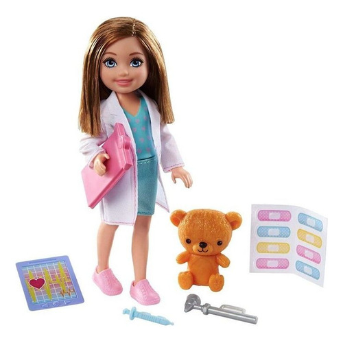 Barbie Chelsea - Doctora ! You Can Be Anything - 13 Cm 