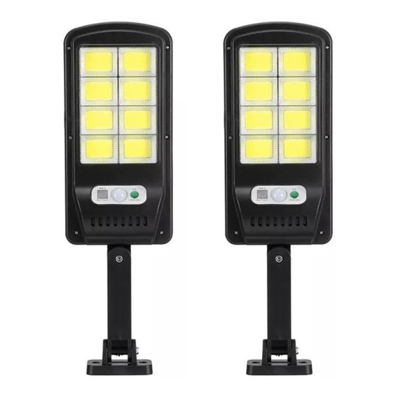 Pack 2 Foco Solar Led Exterior Sensor Movimiento 160 Led Ts8