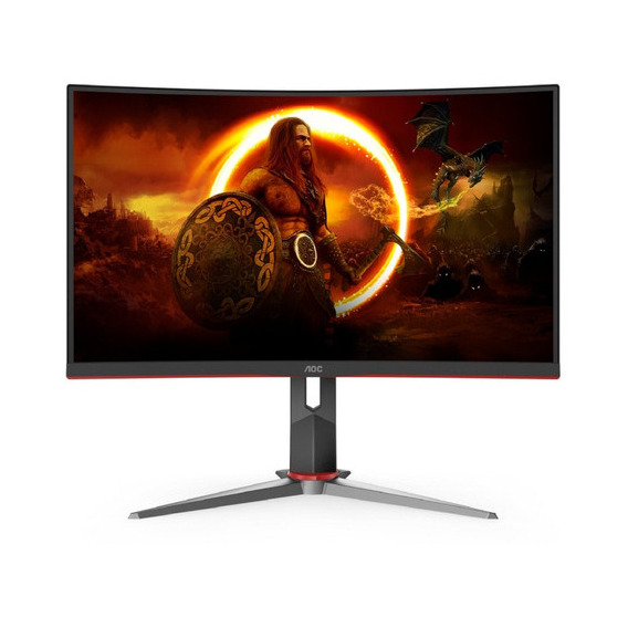 Monitor Gaming Aoc C27g2z 27 Fhd, 240hz - 0.5ms | Curvo Va Color Negro - Rj