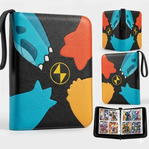 Álbum Cartas Tcg 400 Bolsos 2x2 Binder Capa Dura Premium