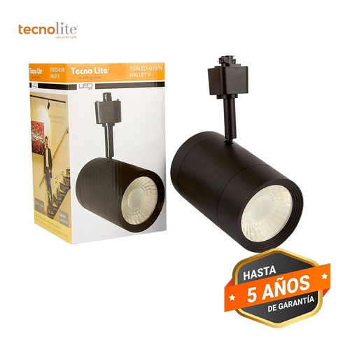 Lampara Led Techo Riel 14.5w Negro Ysnled-013/n Tecnolite