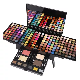 Kit Cosmético Mujer 190 Colores, Sombra Ojos, Colorete Facia