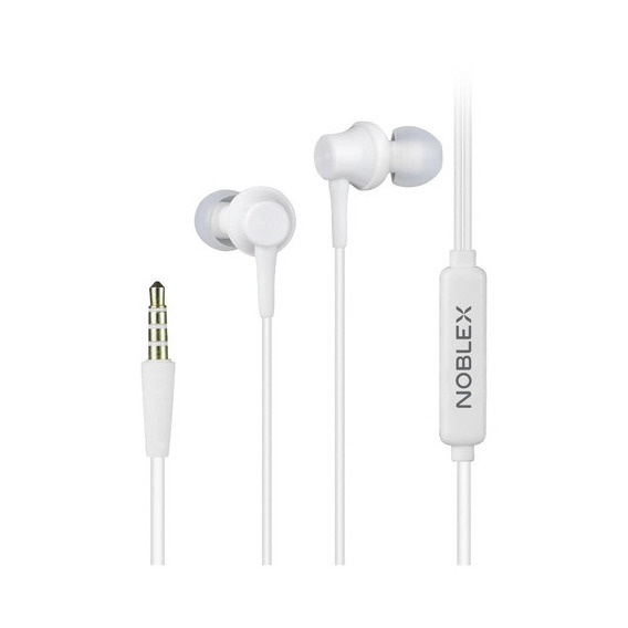 Auriculares In Ear 3.5mm Noblex Hp05wp Con Cable Micrófono 