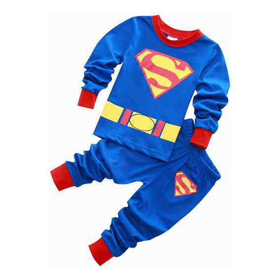 Disfraz Conjunto 2 Piezas Para Niño Diseño Superman