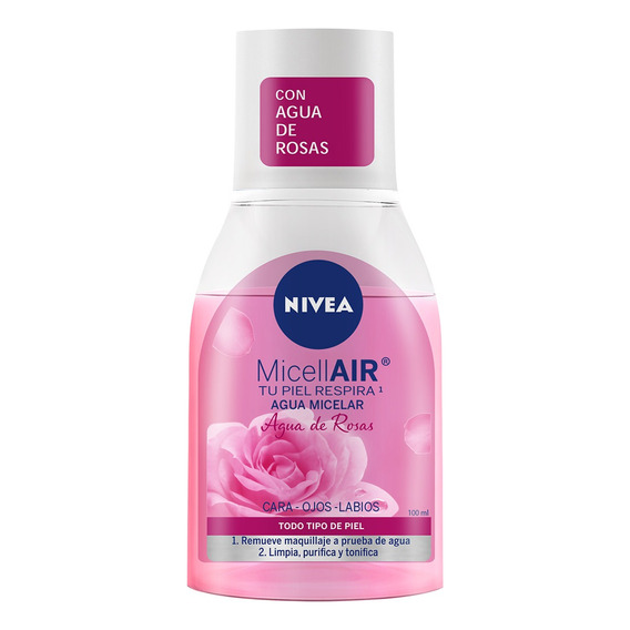 Agua Micelar Desmaquillante Nivea Agua De Rosas 100 Ml Tipo de piel Mixta